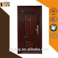 Puerta de seguridad metálica de alta calidad, puerta de la habitación, puerta de madera de acero
